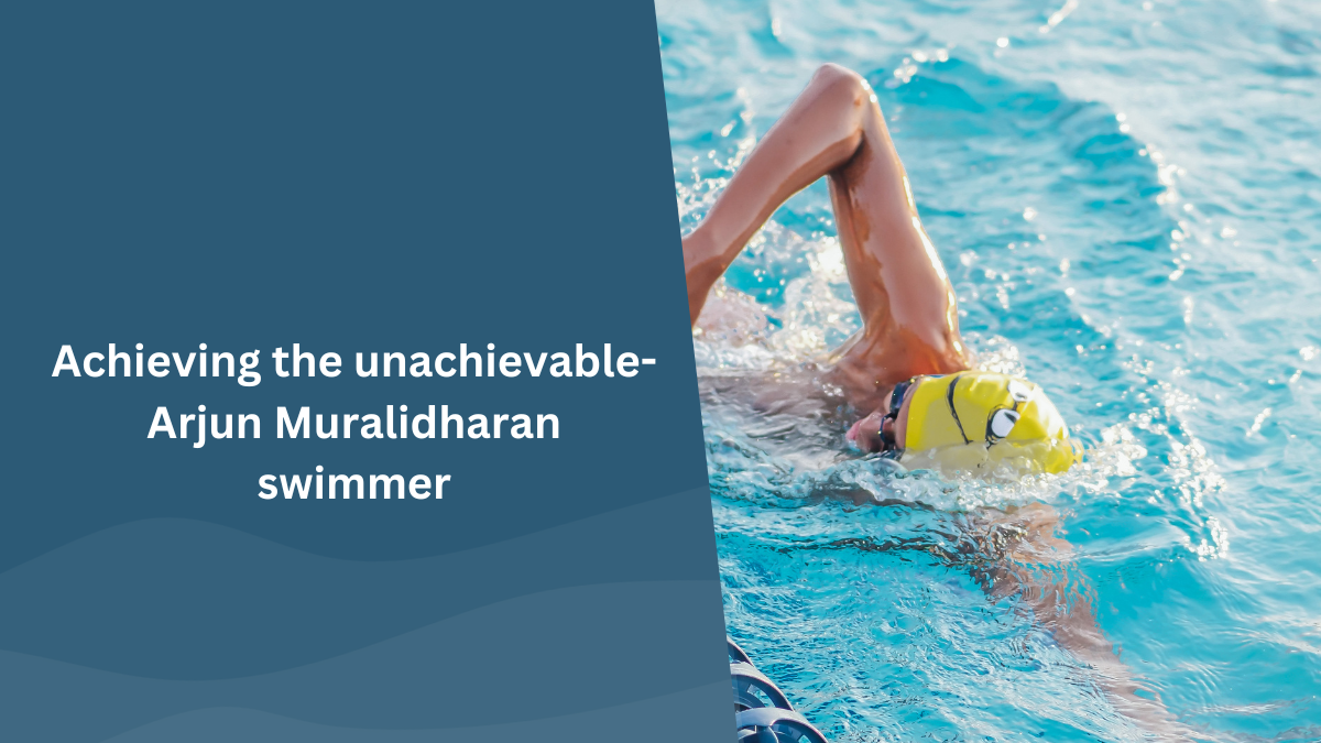 Arjun Muralidharan swimmer