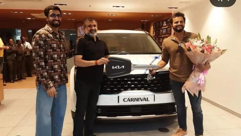 Suresh Raina buys Kia Carnival Limousine